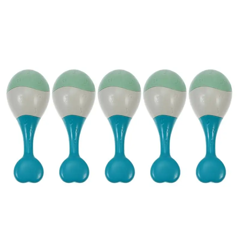 

5pcs Sand Hammers Funny Teaching Aids Creative Beating Musical Instruments