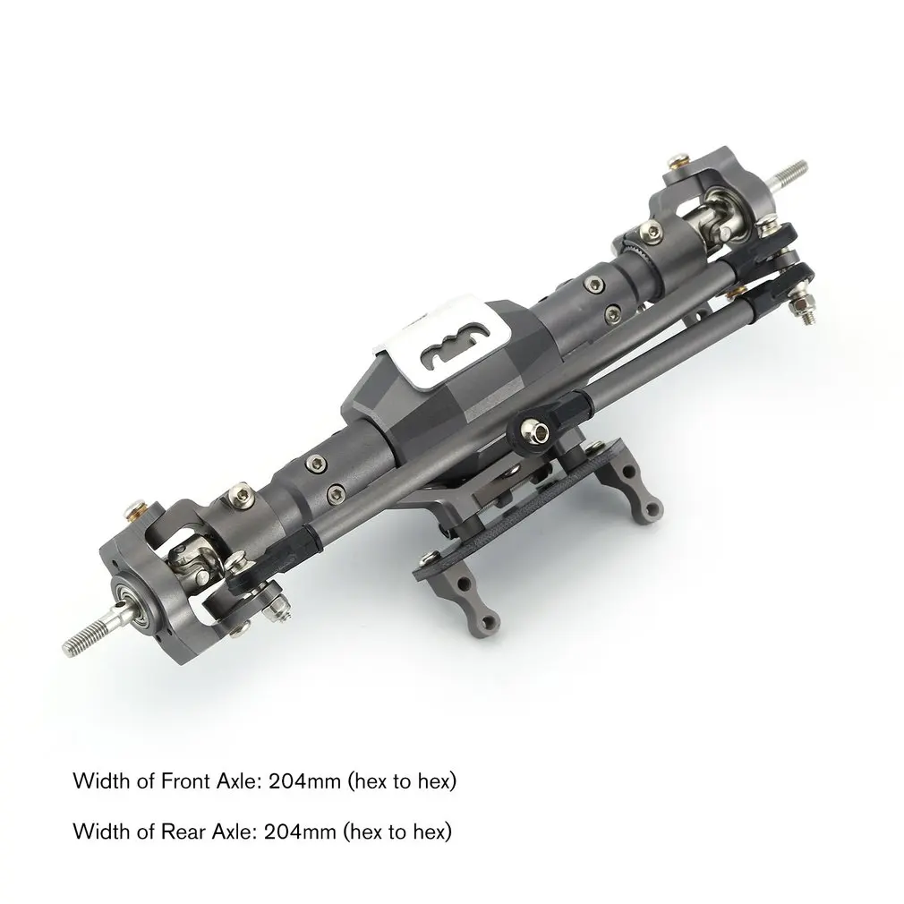 

Scx10 Front Rear Portal Axle Aluminum Alloy Cnc Anodized Full For 1/10 Rc Crawler Car Axial Scx10 Ii 90047 90046 Upgrade Parts