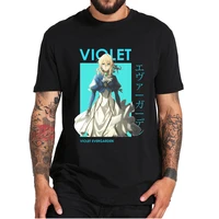 violet evergarden essential t shirt japanese light novel fantasy anime manga fans tee casual soft 100 cotton mens t shirt