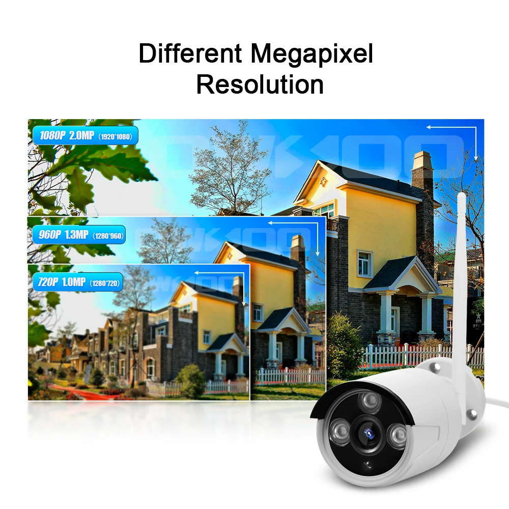 Камера видеонаблюдения 8 каналов 4 камеры 2 Мп 1080P Wi Fi|Система наблюдения| |