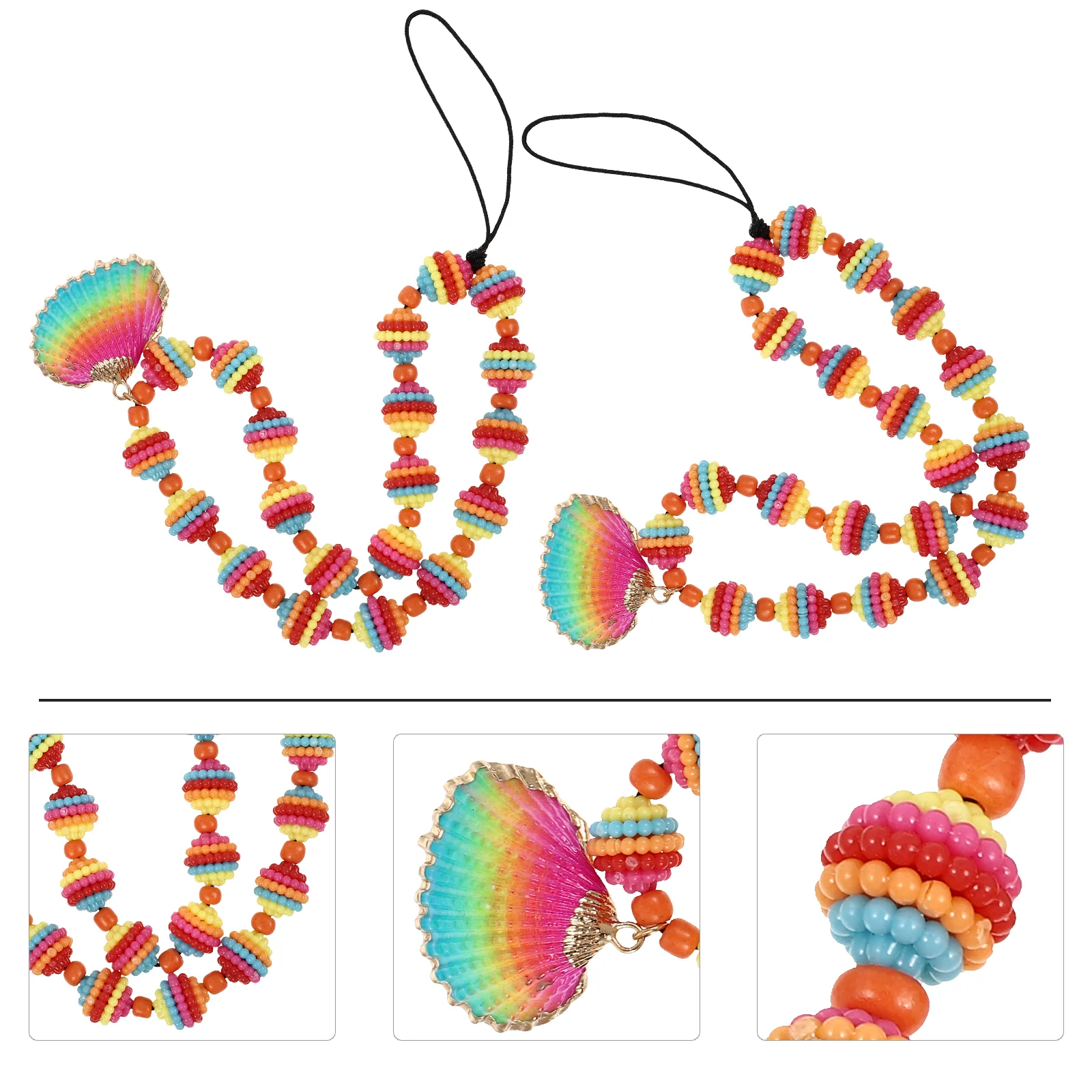 

2Pcs Creative Hanging Phone Chains Phone Decoration Phone Lanyards (Colorful)