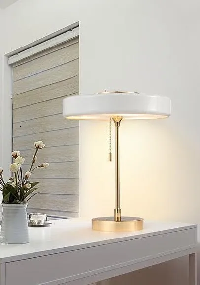 Modern metal table lamp colorful luxury desk | Освещение