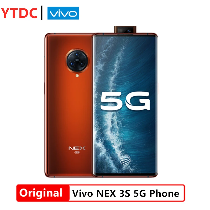 VIVO NEX 3S 5G смартфон 6 89 дюймов AMOLED Экран 12 Гб Оперативная память 256 ГБ Встроенная