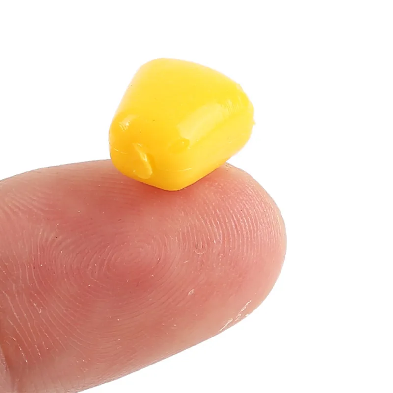 100 шт. приманка в виде кукурузы для ловли карпа силиконовая мягкая пластиковая