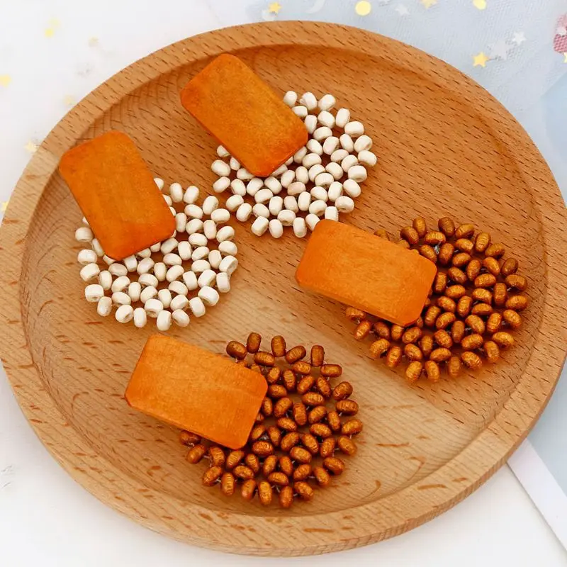 Ручной работы деревянные соломенное плетение Ротанговые лоза оплетка падение