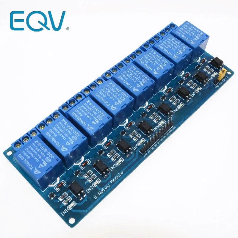 8-канальный сетевой видеорегистратор реле контрольная панель ПЛК 5V модуль для