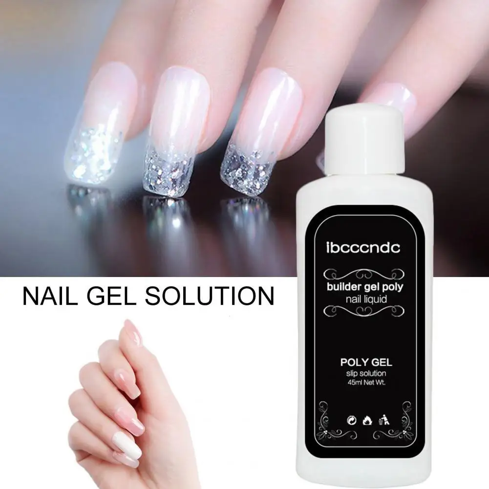 

45ml Quick Dry Nail Slip Solution Extending Nails Effective Nail Gel UV Art Tool Matching Long Lasting Liquid for Manicure