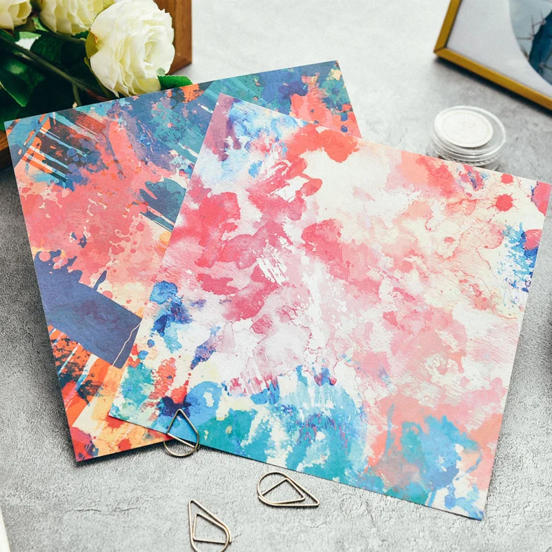 6 &quot12 листов брызг Скрапбукинг и рисунком в виде птичек-оригами художественная