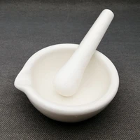1pcs laboratory porcelain mortar and pestlegrinding bowlfiltration experiments mashing tool