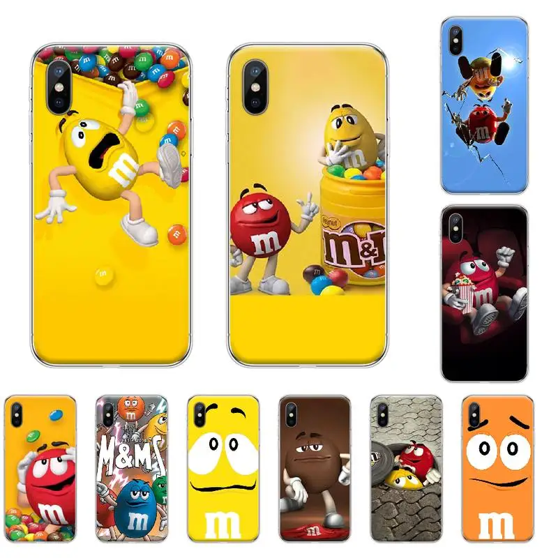Милый мягкий чехол для телефона M & M'S Chocolate Candy iphone 4 4s 5 5S SE 5C 6 6S 7 8 plus X XS XR 11 PRO MAX |