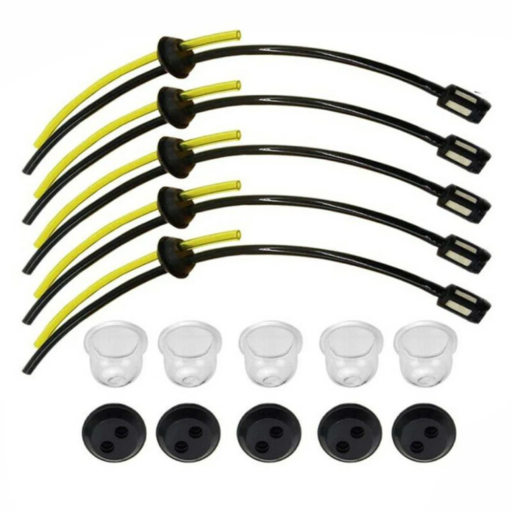 

Yard Fuel Filter Pipes Trimmer Parts Replacement Accessory 5Sets Trimmer