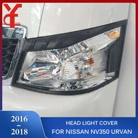 abs headlight cover for nissan nv350 urvan caravan e26 2016 2017 2018 accessories head lamp hood exterior parts