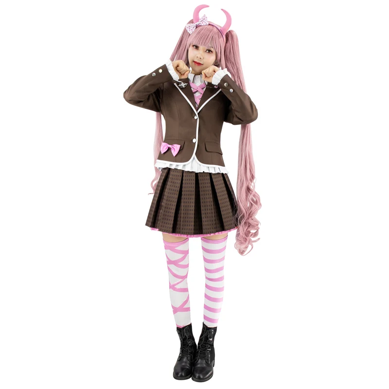 Anime Danganronpa Another Episode Utsugi Kotoko Cosplay Costume Japanese Style School Uniform Halloween Carnival Uniform Set