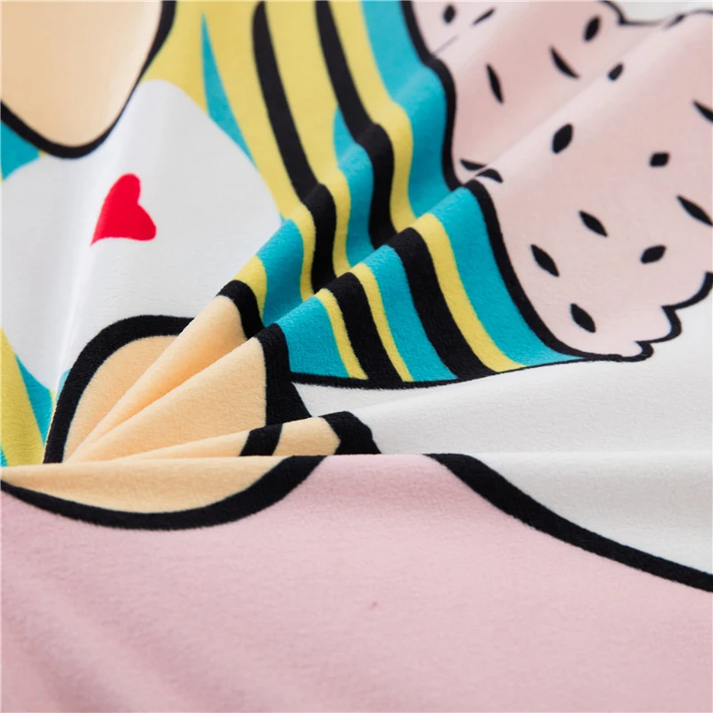 Детский игровой коврик babyinside утолщенный мультяшный бархатный напольный с