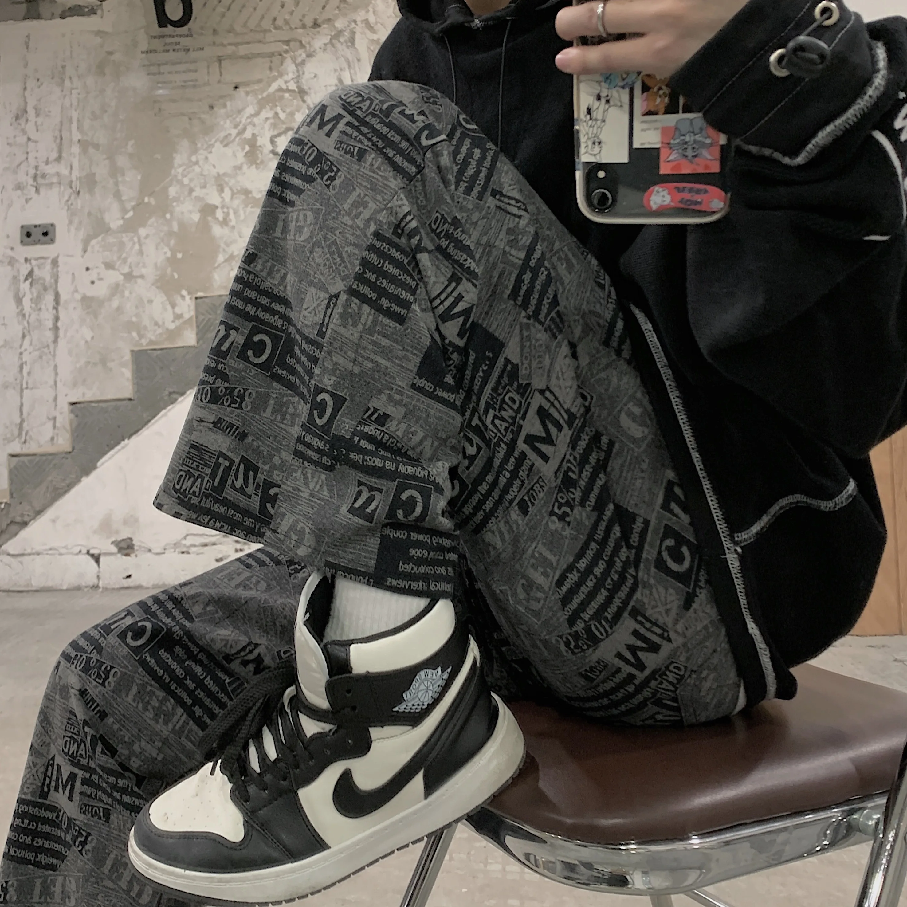 

2020 new spring summer autumn Hot selling men's fashion casual Popular long Pants men sweatpants streetwear baggy pants Ay2033