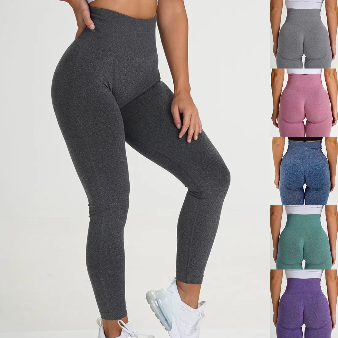 

Women Seamless Leggings High Waist Stretch Gym Yoga Shark Sports Running Sportswear Ladies Fitness Pants Yoga Pants