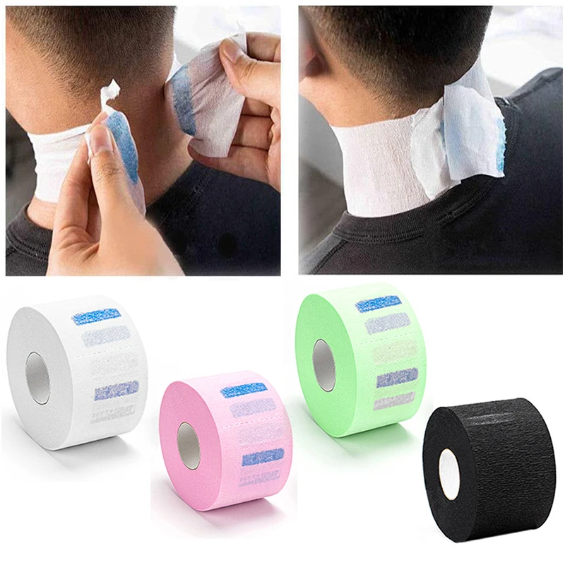 Alileader Cheap Neck Paper Roll Salon Barber Hair Dresser Professional Neck Paper Roll Collar Covering Hairdressing Tools 1 Roll images - 6