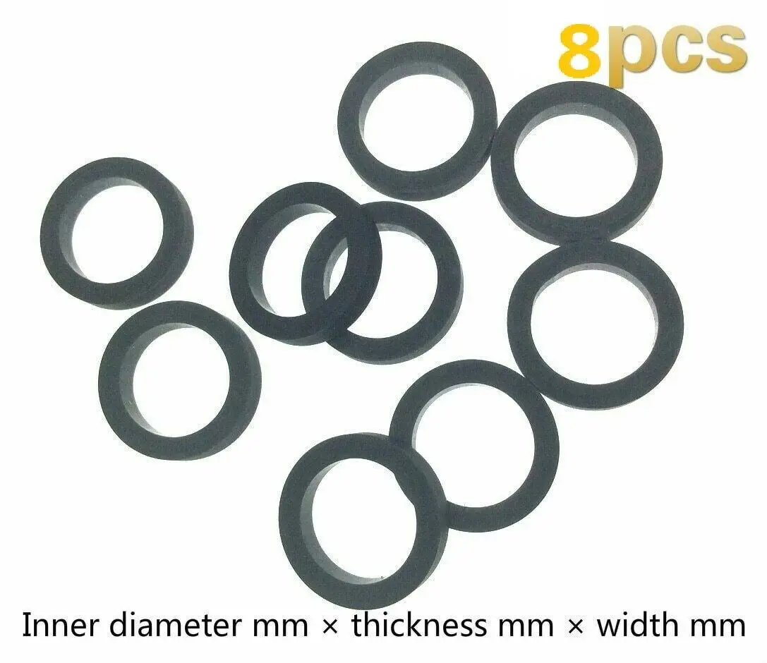 

8pcs Idle Wheel Belt Loop Idler Rubber Ring Cassette Deck Tape for Akai Sony