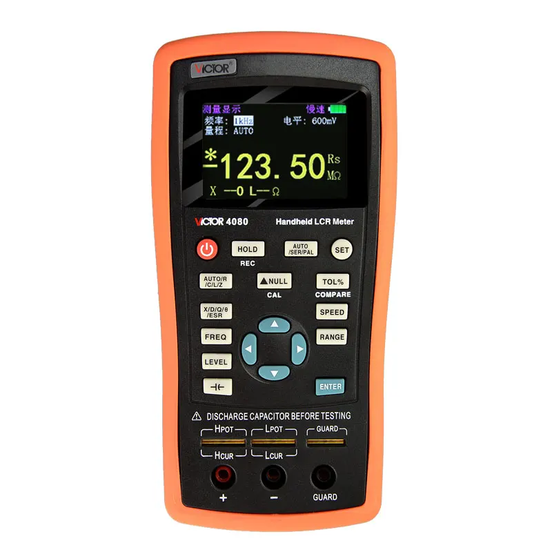 

VC4080 Digital Bridge Capacitance Resistance Inductance Measure LCR Meter Electrical Electronic Component Tester