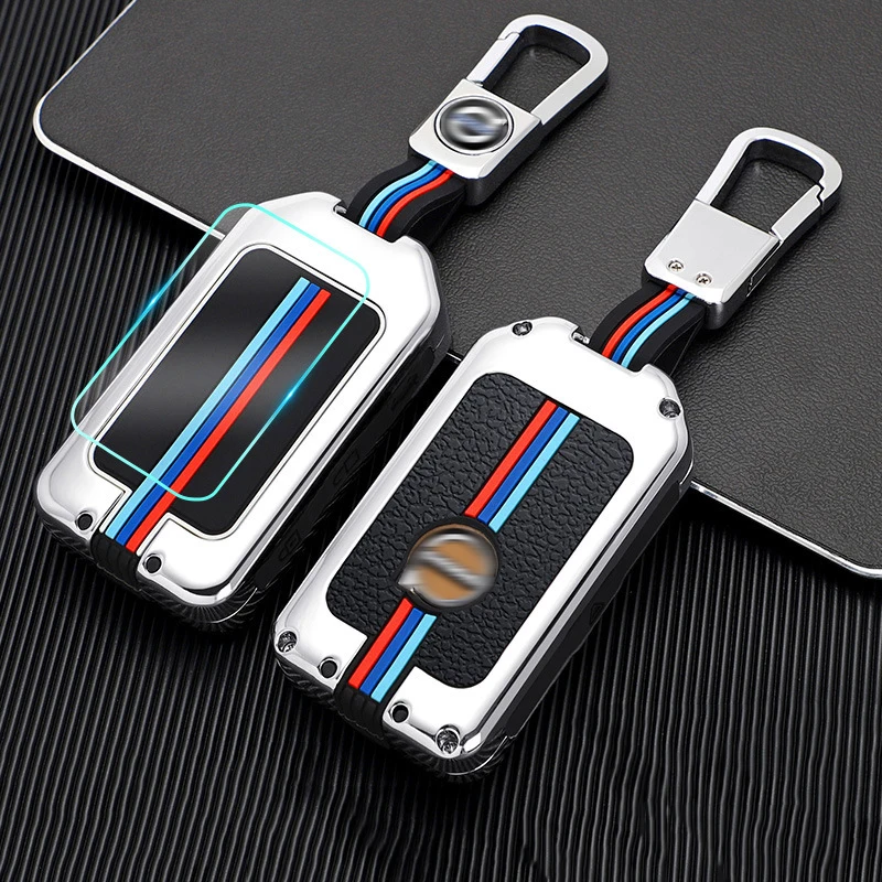 

1 Pcs Car Key Case Protection For Volvo XC40 XC60 S90 XC90 V90 2017 2018 T5T6 T8 2015 2016 Car Key Holder Keyring Keychain Ring