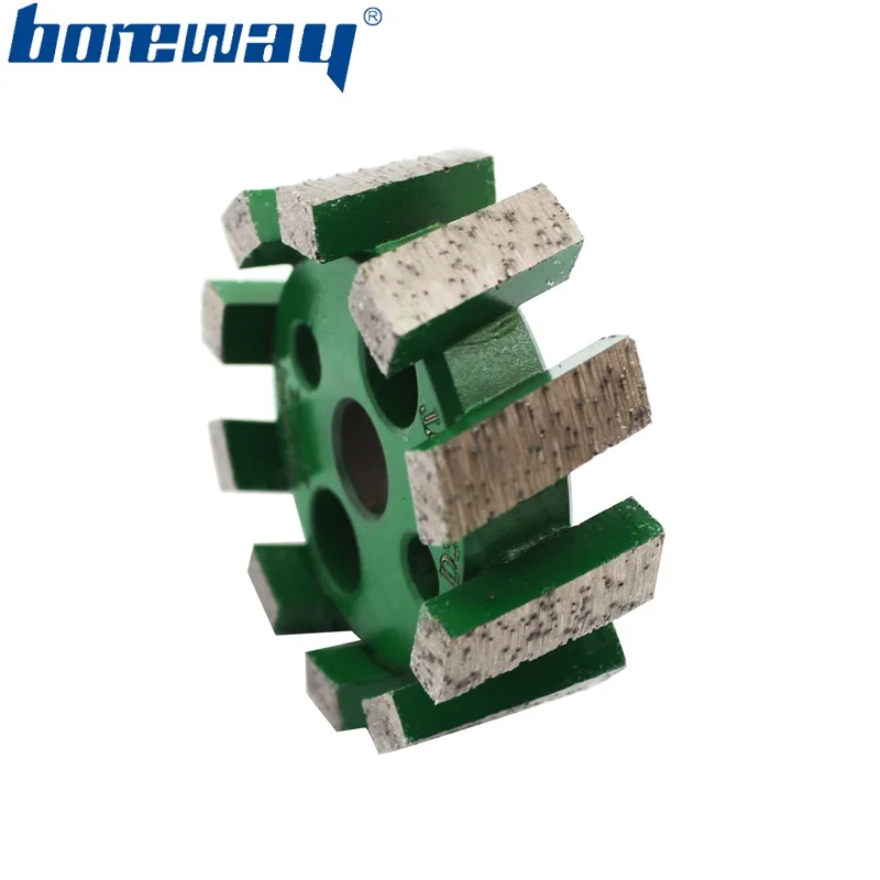 Boreway Поставка кусок D50* 20T* 10H сегментированные алмазные стаббирующие колеса для водяного отверстия плиты кварца