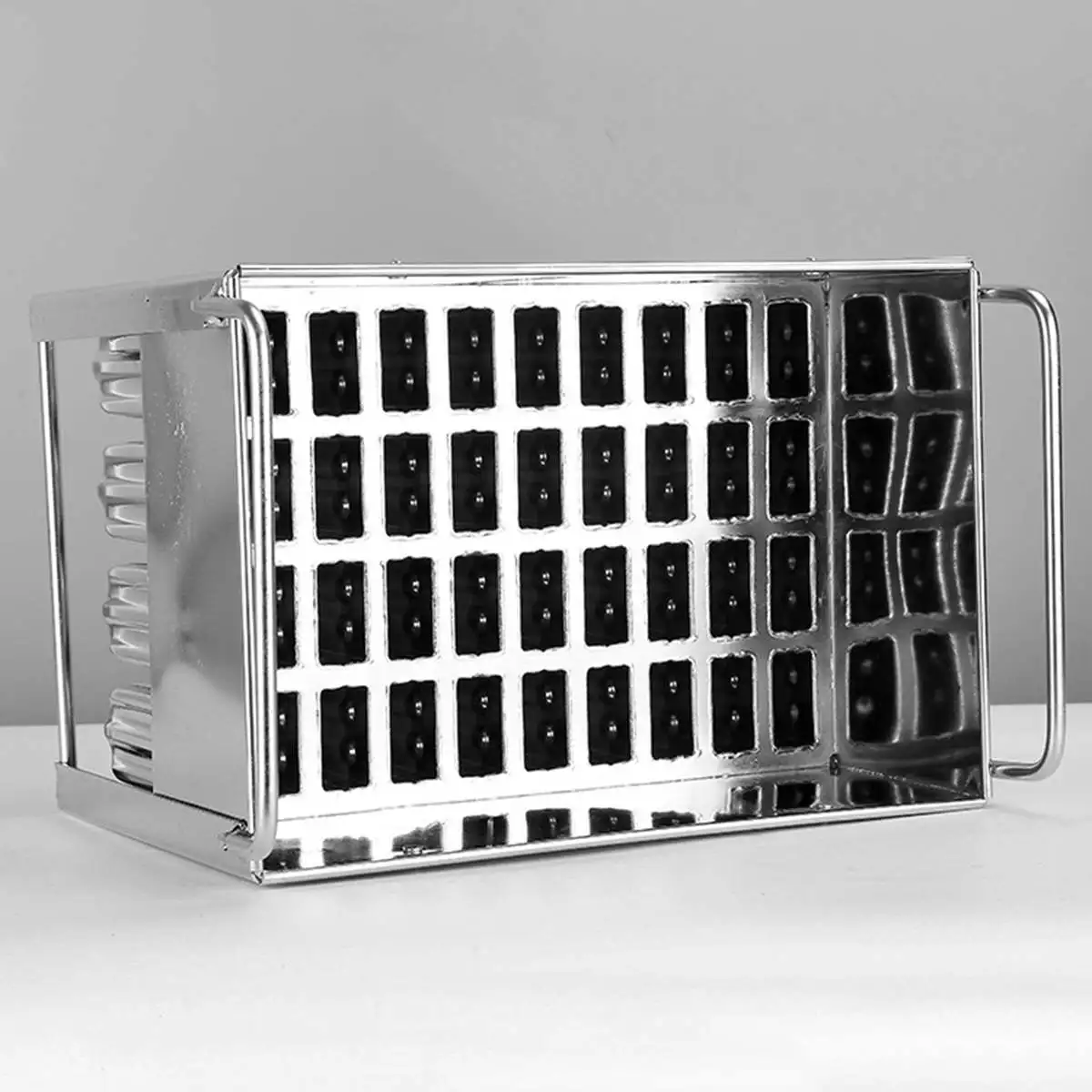 

FREE SHIP Ice Cream Bar Popsicle 40PCS Molds Commercial DIY Ice Lolly Mould 40 Branches Stainless Steel Sticks Holder 4 Options