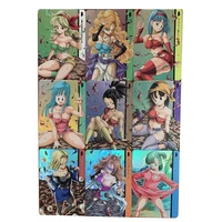 dragon ball super colorful flash sexy beauty collection game cards 9pcsset collection toys holiday gifts