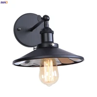 iwhd loft decor retro led wall light fixtures bedroom bathroom mirror stair industrial vintage wall lamp sconce applique murale