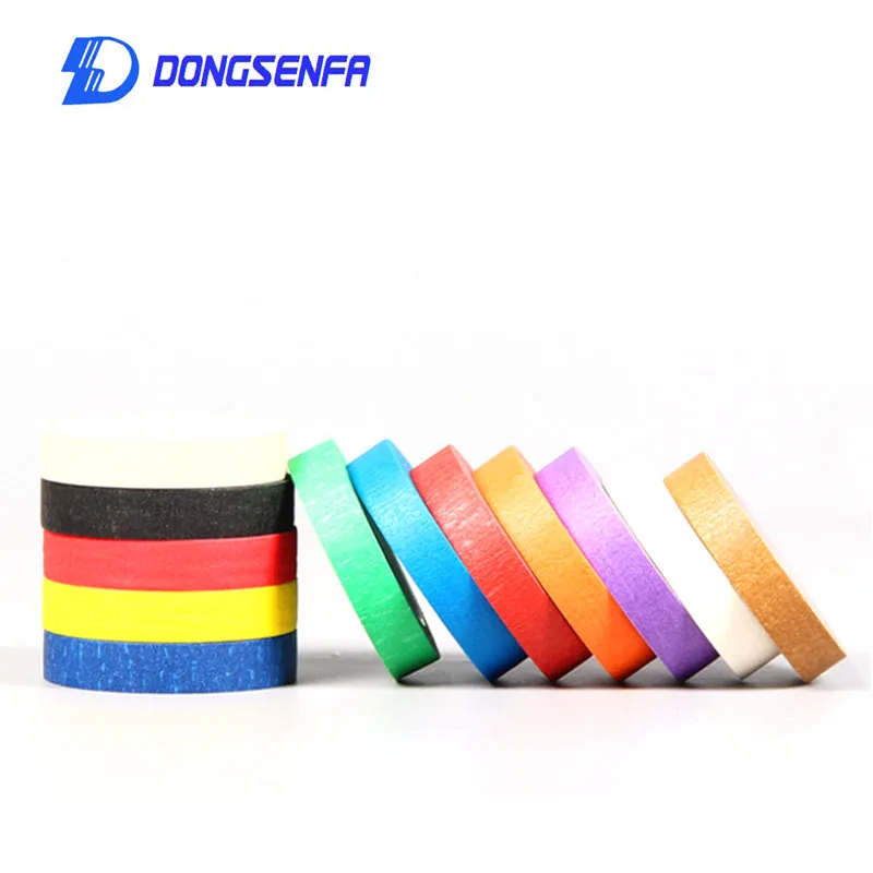 Маскировочная лента DONGSENFA различных цветов клейкая самодельная бумага для