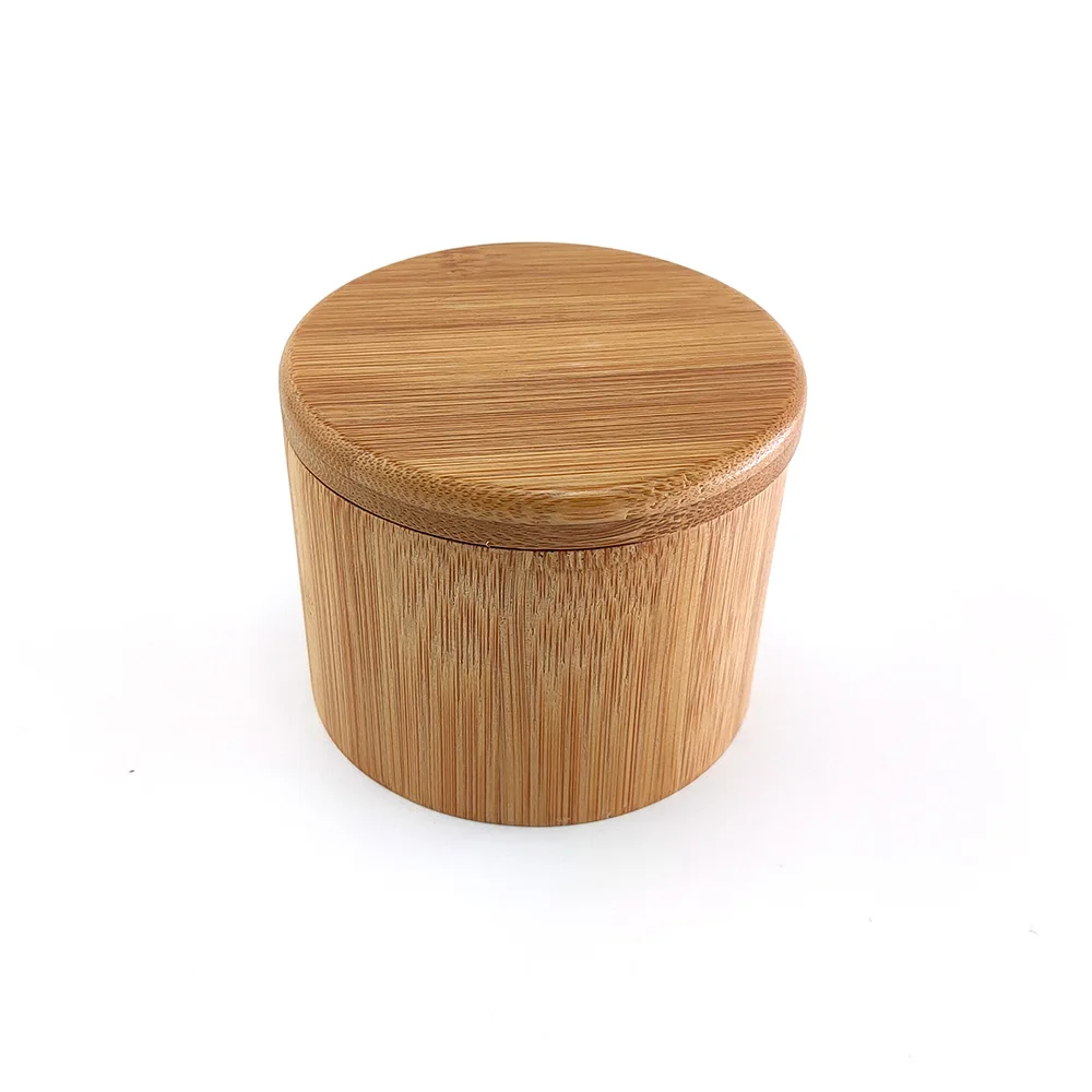 Bamboo Seasoning Jar Sugar Salt Pepper Herbs Toothpick Storage Bottle Pot Spice for Kitchen Home ECO friendly 3pcs | Дом и сад