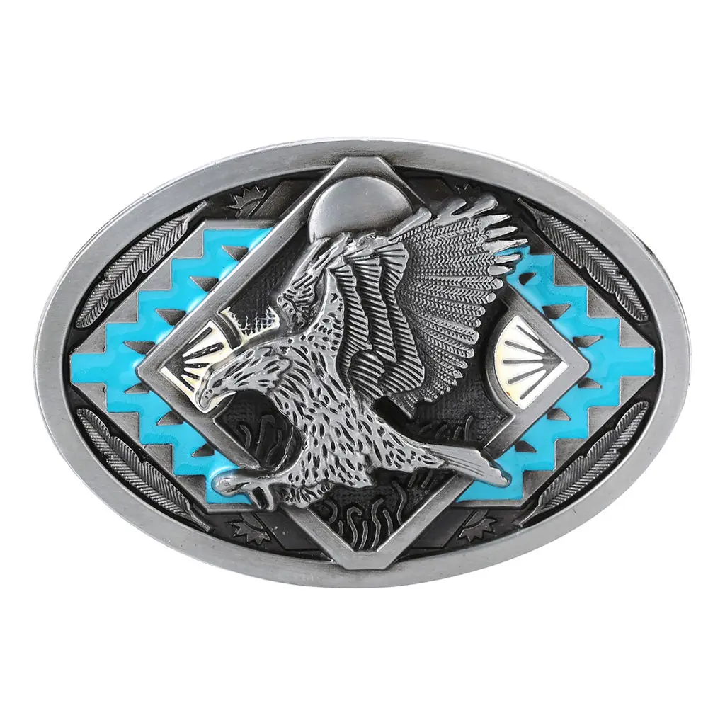 

Retro Style Eagle Belt Buckle Biker Indian Western Cowboy Belt Accessory