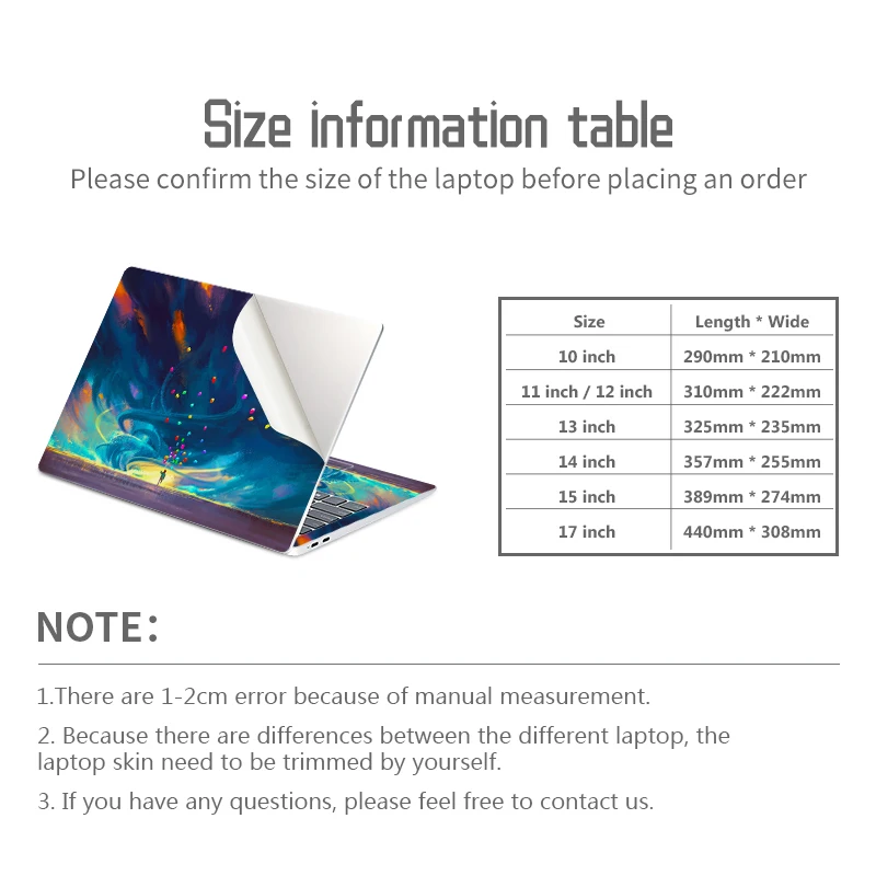 Наклейки сделай сам на ноутбук виниловая обложка для ноутбука Acer/Lenovo/HP/Macbook/Msi 11 6