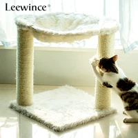 leewince cat tree furniture scratching pad cat scratch toy climbing frame pet toys for cats cat bed scratching posts house
