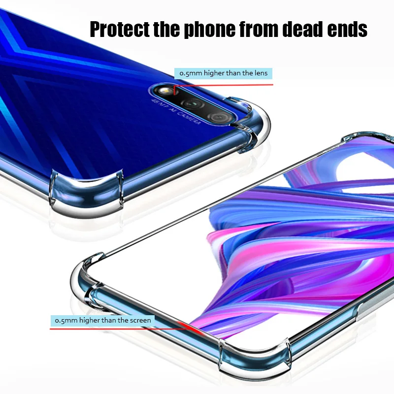 Противоударный чехол-подушка безопасности для Huawei Honor Play 8A 7A Pro 9A 7C 8C 9C 8X 9X Premium Lite