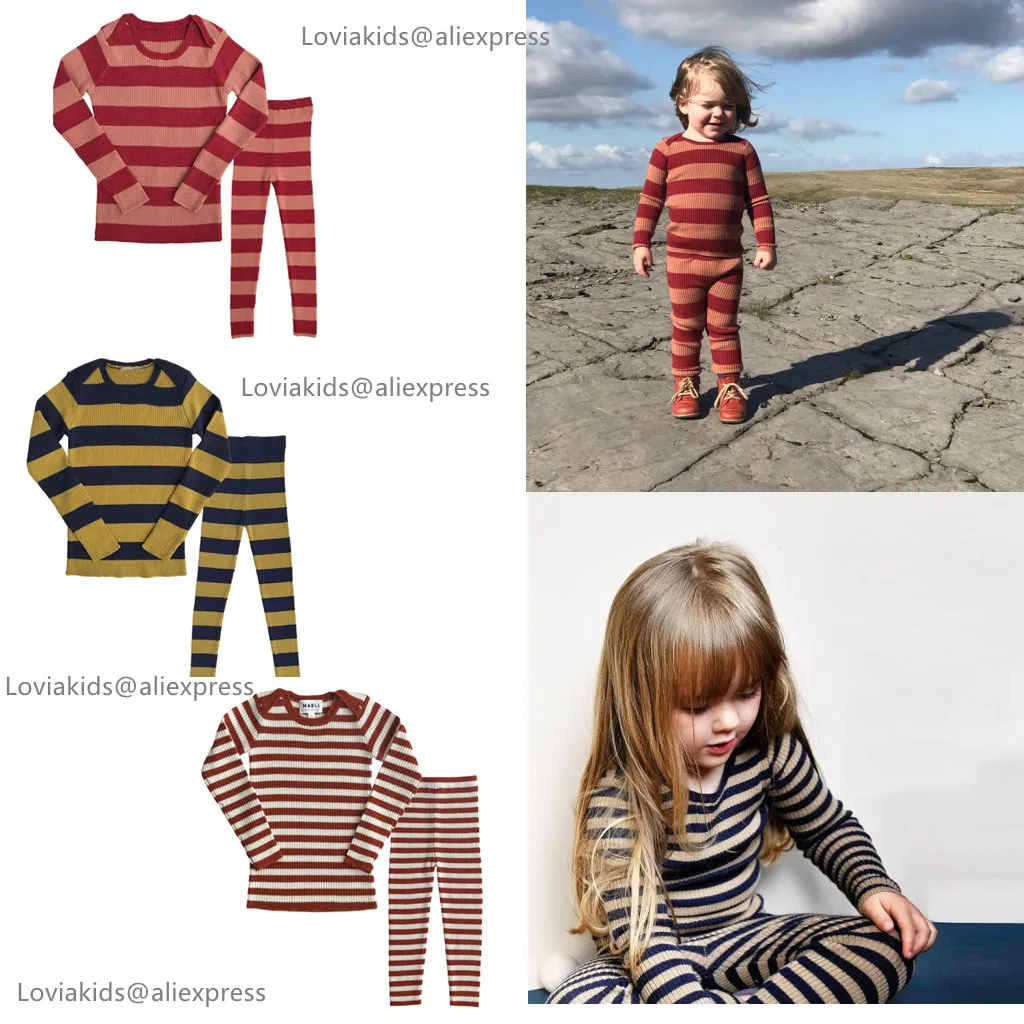 

Детские свитера для девочек и мальчиков 2021, Рождественский пуловер, вязаные юбки в полоску, детская зимняя одежда для домашнего обслуживани...