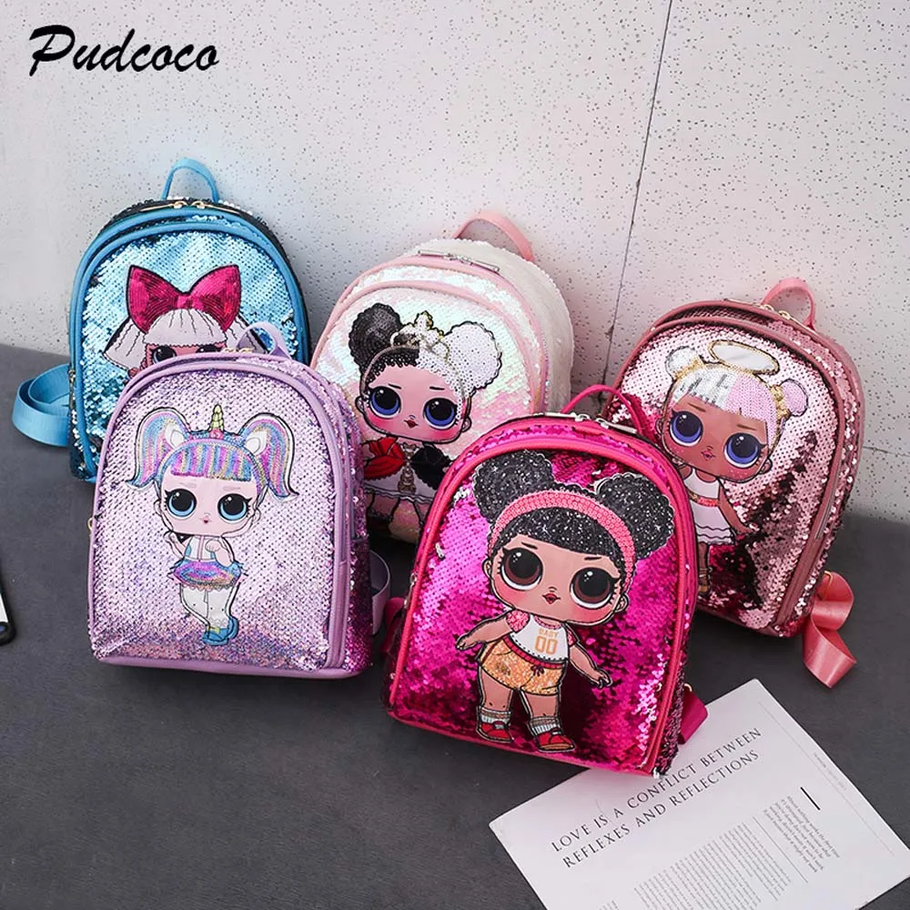 24 Цвета сумки с пайетками для детская детей девочек школьная модный рюкзак