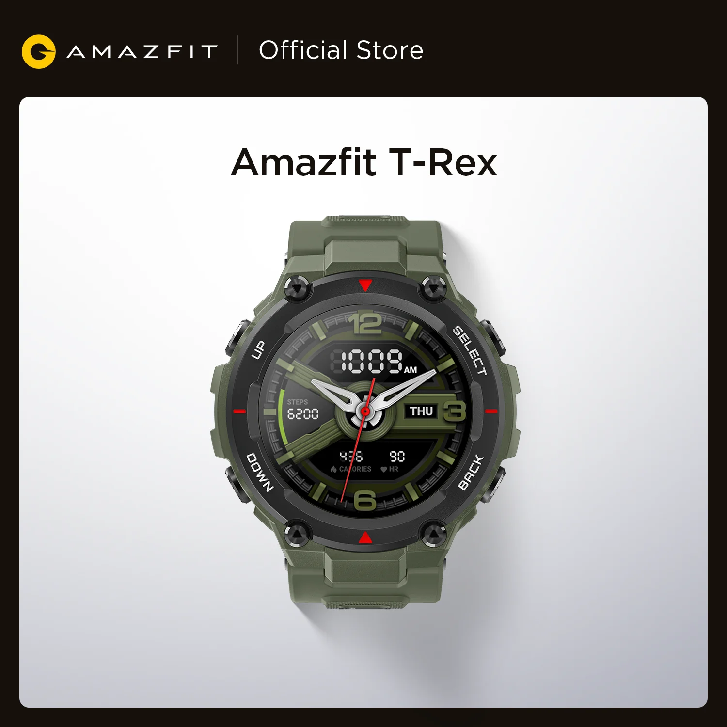  In Stock 2020 CES Amazfit T-rex T rex Smartwatch 5ATM 14 Sports Modes Smart Watch GPS/GLONASS MIL-STD for iOS Android phone 