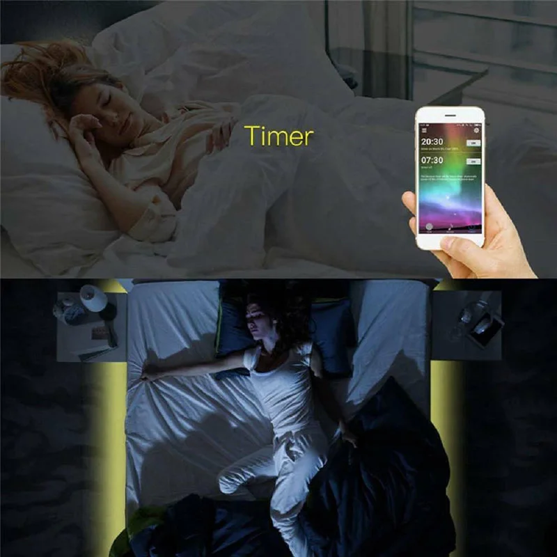 

Многоцветная светодиодная лента, Bluetooth, управление через приложение, USB ТВ фон, настенный светильник, 5 В, RGB водонепроницаемая лента, огни