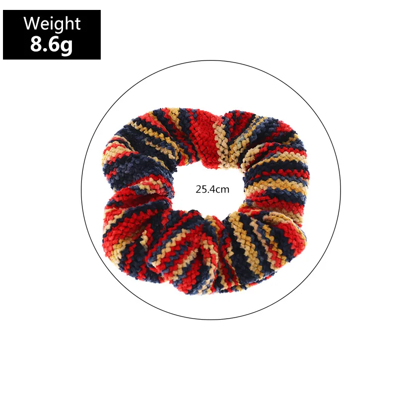 

Vintage Autumn Winter Hair Scrunchies Headbands Large Intestine Hair Ring Hair Rope For Women Girls Hair Bands Hair Accessories