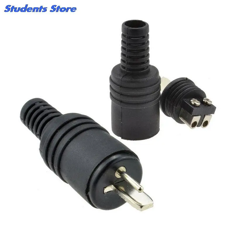 

Hot 2pcs/lot 2 Pin Din Socket Speaker And HiFi Connector Screw Terminals Audio lamp power signal plug