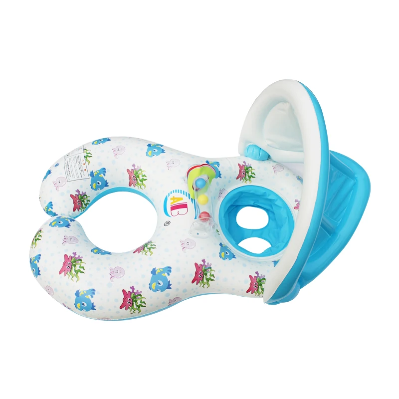 2019 новый безопасный родитель ребенок плавательный круг кольцо детский пляж