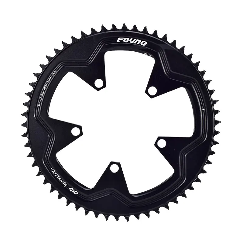 Звездочка для шоссейного велосипеда FOVNO 110BCD узкая широкая круглая 56T 58T по низкой