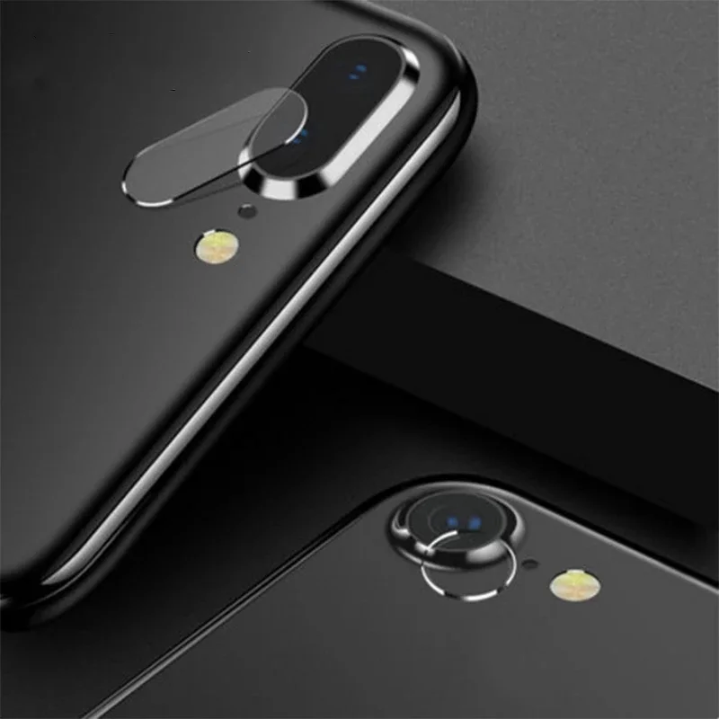 2 шт. защитный чехол для объектива камеры iPhone X 8Plus 7Plus 6 6S 7 8 10 XR Xs Max|Защитные стёкла