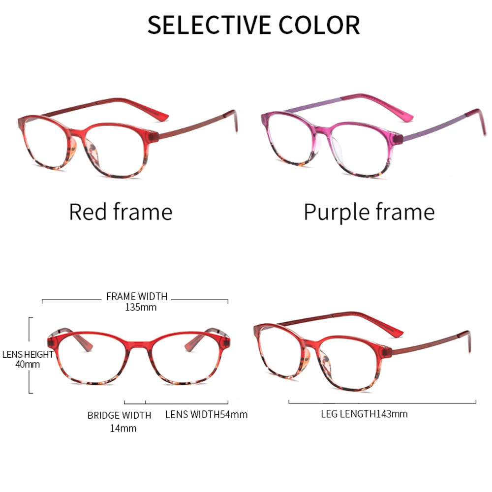 

Fashion Luxury Brand Glass Lenes Reading Glasses Women Men Anti Blue Light Eyewear Old People Reading Glasses Diopters +1.0~+3.5