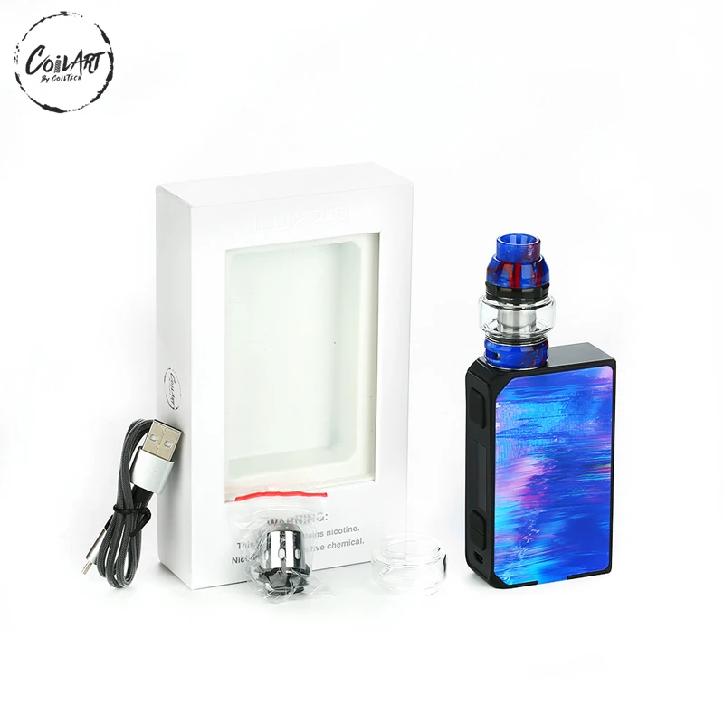 Оригинальный CoilART LUX 200 TC комплект с сетчатый бак 5 мл емкость 510 нить электронные