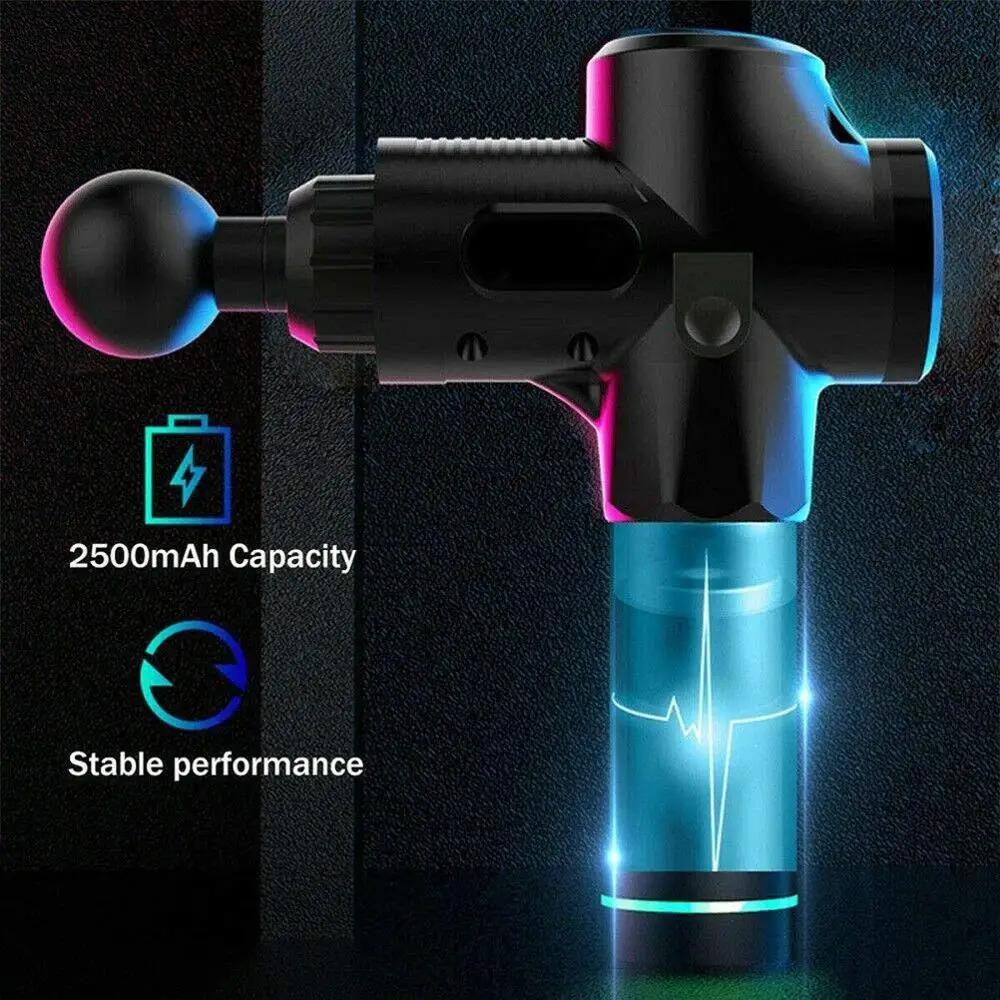 30 скоростей фасции пистолет для массажа мышц захват Электрический Глубокий