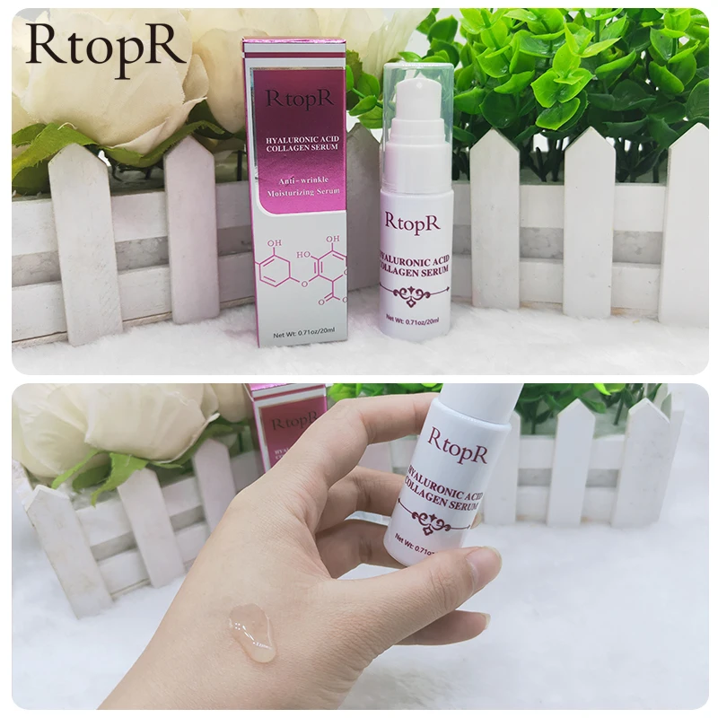 Коллагеновая Сыворотка для лица с гиалуроновой кислотой отбеливающая