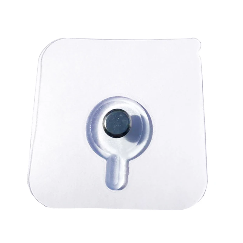 

8pcs White Strong And Seamless Paste Type Hanging Picture Gourd Hole Seamless Trace Frame Hook Clock Cross Stitch Sticky Hook