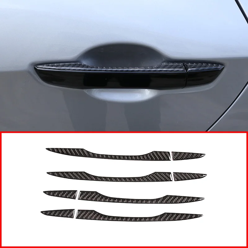 

Car Accessories Exterior Outer Handle Sticker Real Carbon Fiber (Soft) For Honda Civic 2016-2019 8 Piece Set