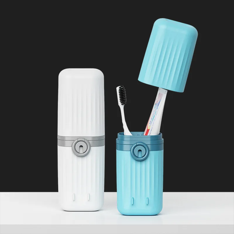 Wall Mounted Multifunction Portable Plastic Travel Toothbrush Toothpaste Storage Case and Carrier Holder for Camping Bathroom | Дом и сад